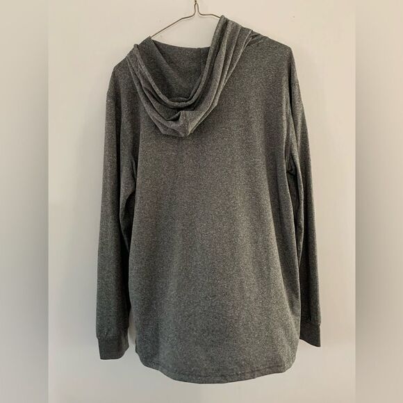 NBA Philadelphia 76ers Sixers Pullover Hoodie Lightweight Gray Blue White Size S - Picture 3 of 5